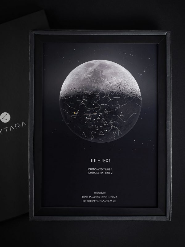 The Moon - Personalised Star Map