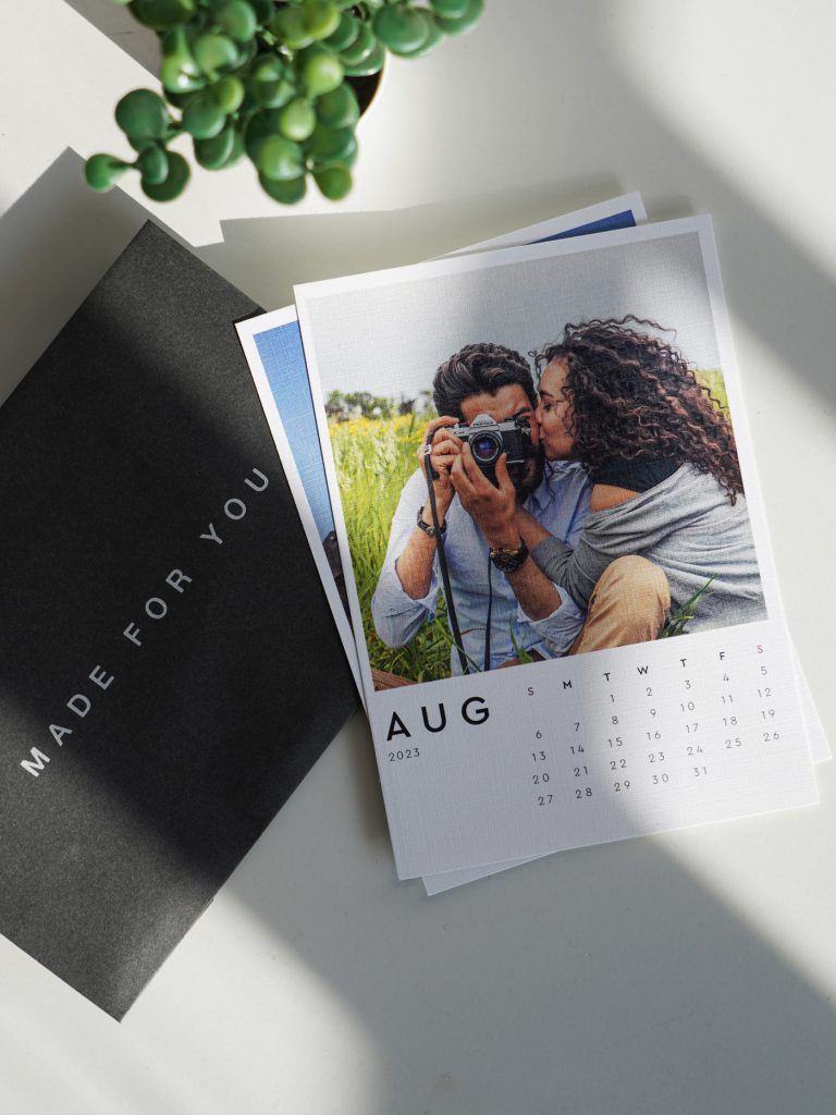 Personalized Photo Calendar With Display Stand Sytara