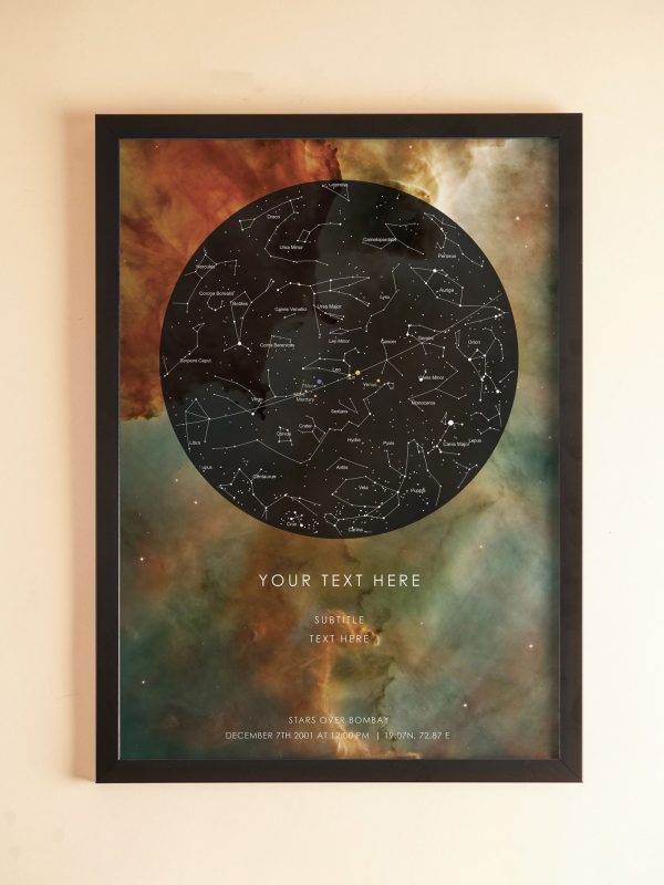 Space Marble - Personalised Star Map Frame For All Occasions